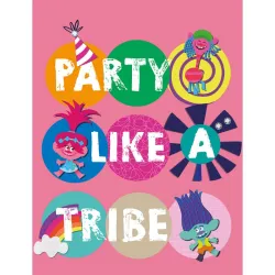 Coperta polare Trolls Party 100x150 cm