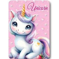 Coperta polare Unicorn Starlight 100x140 cm