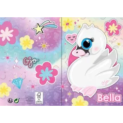 Biglietto d'auguri pop-up 3D Ojo Swan + busta