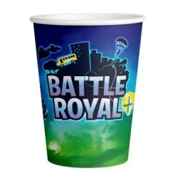 Bicchiere di carta Battle Royal Storm 8 pz 250 ml