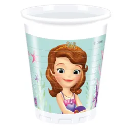 Bicchiere in plastica Disney Sofia Perla del Mare 8 pz 200 ml