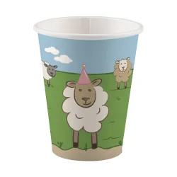 Bicchiere in carta Farm Party 8 pz 250 ml