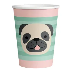 Bicchieri di carta Pets Hello Pets 8 pz 250 ml