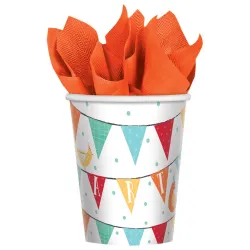 Bicchiere di carta Barnyard Ranch 8 pz 250 ml