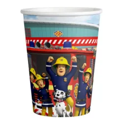 Fireman Sam Teamwork bicchiere di carta 8 pezzi 250 ml