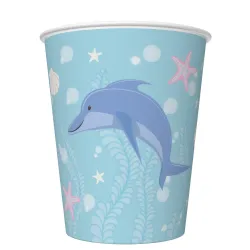 Bicchiere in carta Sirena Pastello 8 pz 250 ml