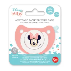 Ciuccio e succhietto Disney Minnie con custodia