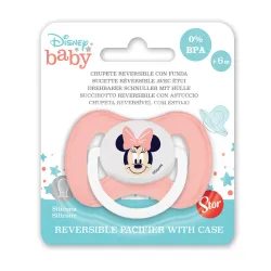 Ciuccio reversibile Disney Minnie con custodia