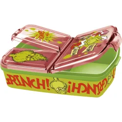 Il contenitore per il pranzo multiscomparto The Grinch Christmas Mischief, contenitore per panini