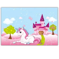 Tovaglia di carta Castello dell'Unicorno 120x180 cm FSC
