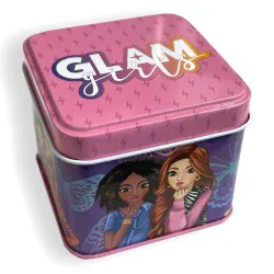 Glam Girls Butterfly mini scatola in metallo 7,5 cm