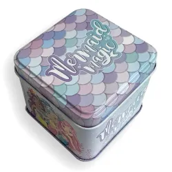 Mini scatola in metallo Sirena Magica 7,5 cm