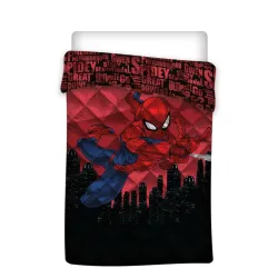 Copriletto trapuntato Spiderman Ultimate, piumino 140x200 cm