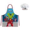 Set di grembiuli per bambini in stile fumetto classico stile fumetto classico di Avengers, 2 pezzi