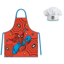 Set di 2 grembiuli per bambini Spiderman Super Hero
