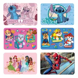 Tovaglietta Disney Mix Lilo & Stitch, Paw Patrol, Spider-Man 43x28 ​​cm
