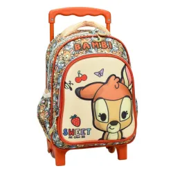 Zaino asilo con rotelle Disney Bambi Sweet, sacco da 30 cm
