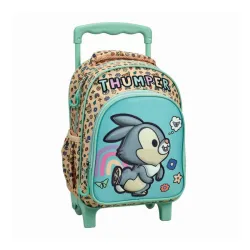 Zaino asilo con rotelle Disney Bambi Thumper, borsa 30 cm