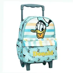 Zaino asilo con rotelle Disney Paperino, borsa 30 cm