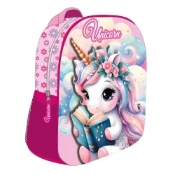 Zaino Unicorn Clouds Deluxe 3D, borsa 30 cm