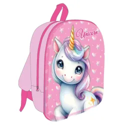 Zaino Unicorn Star 3D, borsa 30 cm