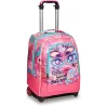 Big Trolley SJ GANG FACCE, Rosa, 2 in 1 con Sistema Cross Over System