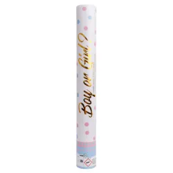 Lancia coriandoli Boy o Girl The Big Reveal 40 cm con coriandoli rosa
