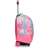 Big Trolley SJ GANG FACCE, Rosa, 2 in 1 con Sistema Cross Over System