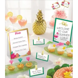 Set decorazioni da tavola Aloha 12 pz