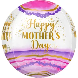 Mamma Buona Festa della Mamma, Palloncino Foil Sfera 40 cm