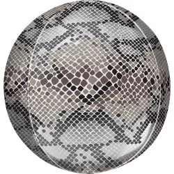 Animali Pelle di Serpente Palloncino foil Pelle di serpente 40 cm