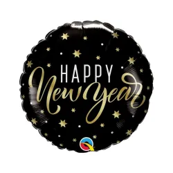 Happy New Year Happy New Year Palloncino foil Stelle 46 cm