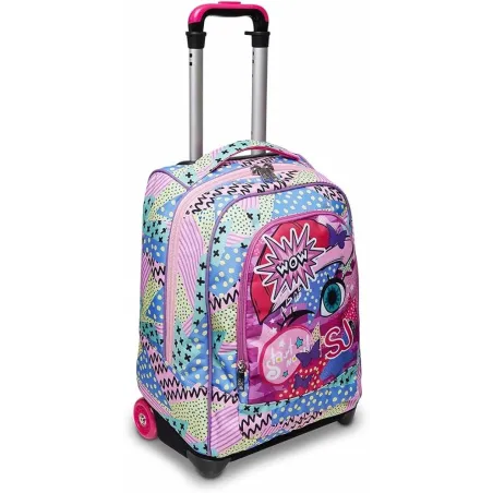 SJ GANG STYLE JAM GANG Trolley Bambine e Ragazze, Rosa, 36,5 x 48 x 24 cm