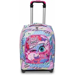 SJ GANG STYLE JAM GANG Trolley Bambine e Ragazze, Rosa, 36,5 x 48 x 24 cm