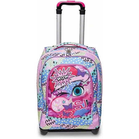SJ GANG STYLE JAM GANG Trolley Bambine e Ragazze, Rosa, 36,5 x 48 x 24 cm