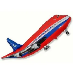 Veicolo Palloncino foil Aereo Rosso 45 cm (WP)