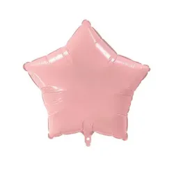 Stella Stella Rosa Pastello, Palloncino Foil Rosa 46 cm