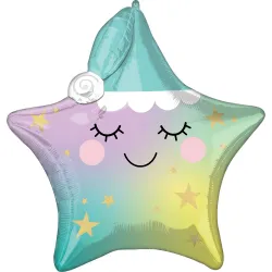 Palloncino foil Star Sleepy Little Star 63 cm