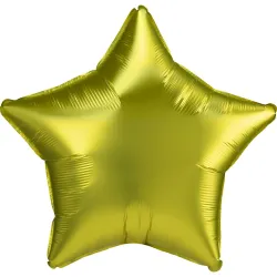 Palloncino foil stella Limone satinato 43 cm