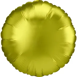 Palloncino foil tondo Satin Limone 43 cm