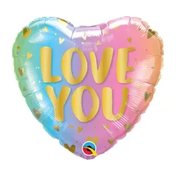 Palloncino foil Love Ombre 46 cm