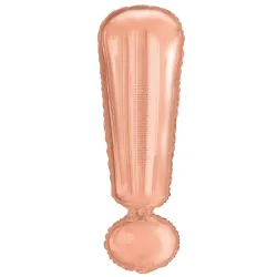 Numero in oro rosa! Palloncino foil con lettere, 103 cm