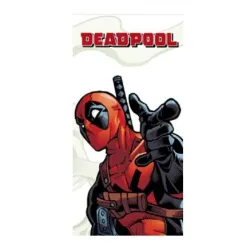 Deadpool Finger Gun Asciugamano da bagno, telo mare 70x140 cm (Fast Dry)