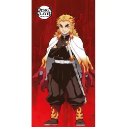 Telo bagno Demon Slayer Rengoku, telo mare 70x140 cm
