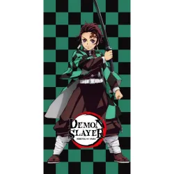 Telo bagno Demon Slayer Tanjiro, telo mare 70x140 cm
