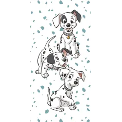 Disney La Carica dei 101 Gioca Asciugamano da bagno, telo mare 70x140 cm