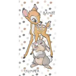 Telo bagno Disney Bambi Dotty, telo mare 70x140 cm