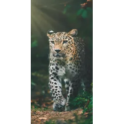 Asciugamano da bagno leopardato, telo mare 70*140 cm