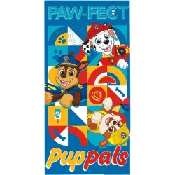 Paw Patrol Asciugamano da bagno Paw-fect, telo mare 70x140 cm