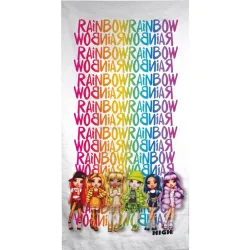 Telo bagno Rainbow High, telo mare 70x140 cm (Fast Dry)
